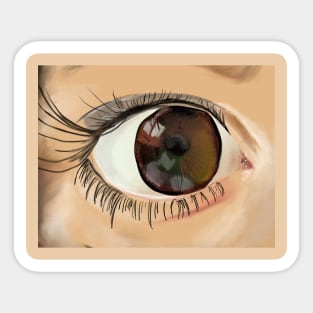An eye for an eye Sticker